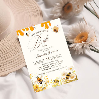 Convites She found her honey Bee bridal shower
