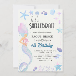 Convites Shellebrate Birthday
