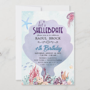 Convites Shellebrate Birthday