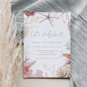 Convites Shellebrate de vamos Festa de aniversário de Sum