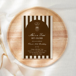 Convites She's A Tini Bit Older Coffee Martini Birthday