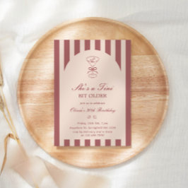 Convites She's A Tini Bit Older Coffee Martini Birthday