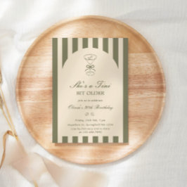 Convites She's A Tini Bit Older Coffee Martini Birthday