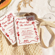 She's Fresh Off The Market Bridal Shower