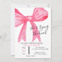 "She's Tying the Knot" Bridal Shower Invitation