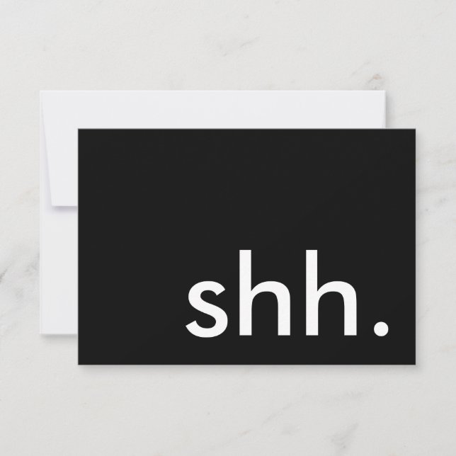 Convites shh. é um partido de surpresa! (Frente)