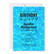 Shimmering Blue Piscina Water Refletions Aniversár