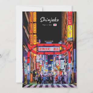 Convites Shinjuku, Japão - Rua Neon Kabukicho