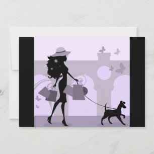 Convites Shopping party girls day out party