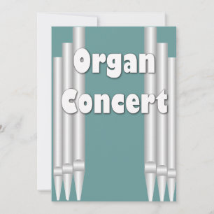 Convites Show de concertos de organ