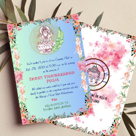 Convites Shree Vishwakarma Pooja Floral remains the same as
