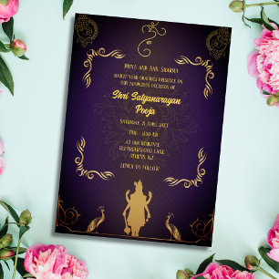 Convites Shri Satyanarayan Pooja Hindu