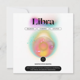 Convites Signo Moderno de Libra Cota Elemento Ar