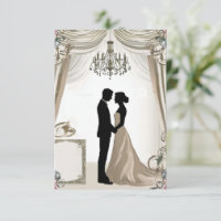 💍 Silhueta de Casal Romântico com Moldura Floral