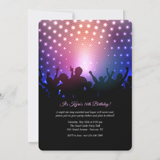 Convites Silhuetas de Amigos Aplaudindo (Frente)