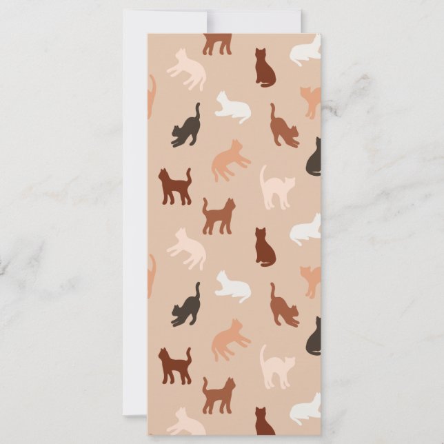Convites Silhute de gato (Frente)