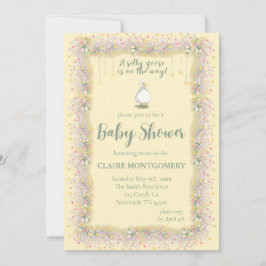 Convites Silly Goose Baby Shower Invitation 