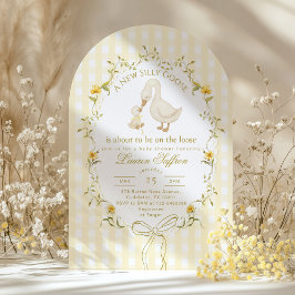 Convites Silly Goose Gender neutral Whimsical Baby Shower