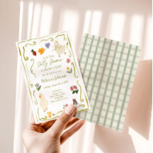 Silly Goose Gingham Cottagecore Baby Shower