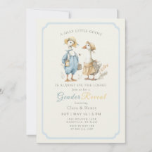 Silly Goose Vintage Revelação de Gênero Aquarela