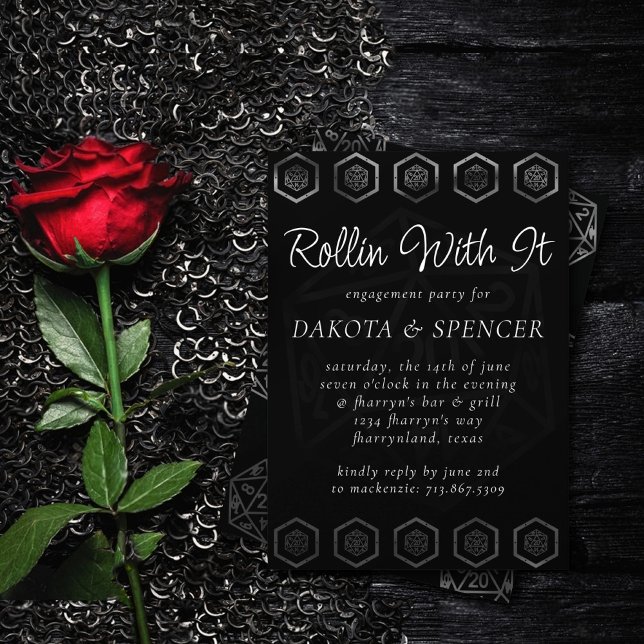 Convites Silver D20 Crit | Ensaio PnP De Dispositivos De Jo (Criador carregado)