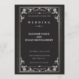 Convites Silver Elegance Collection Wedding Invitation