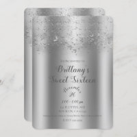 Silver Shimmer Flautter Butterfly Sweet 16 Party