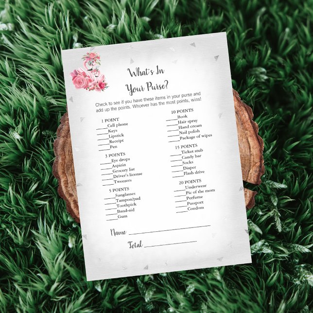 Convites Silvr Flamingo Ballerina O que há no seu jogo de b (Criador carregado)