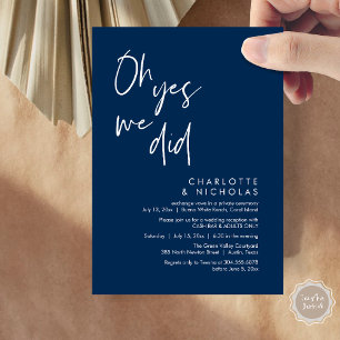 Convites Sim, Fizemos, Bar De Caixa Da Festa Jante De Casam