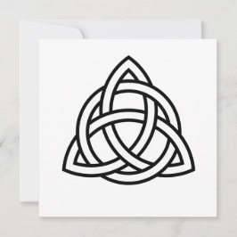Convites Símbolo Celtic Trinity Knot Triquetra