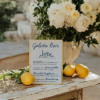 Símbolo de Tabletop de Casamento Gelato Desenho Re