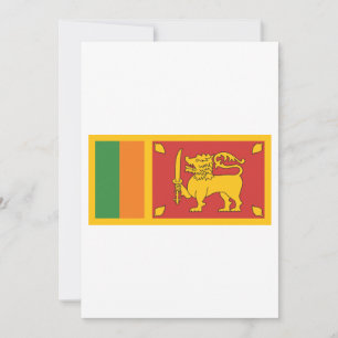 Convites Símbolo do Leão da Bandeira Nacional do Sri Lanka