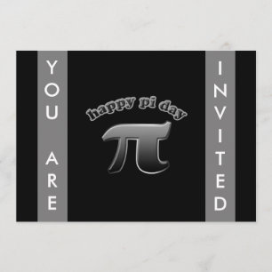 Convites Símbolo nacional do Pi do dia do Pi para