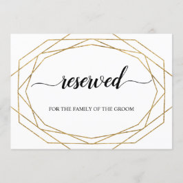 Convites Símbolo Reservado de Caligrafia Geométrica da Lite