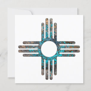 Convites Símbolo Sol Zia do Novo México