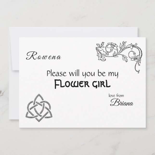 Convites Símbolos celestes e folhagem em branco (Frente)