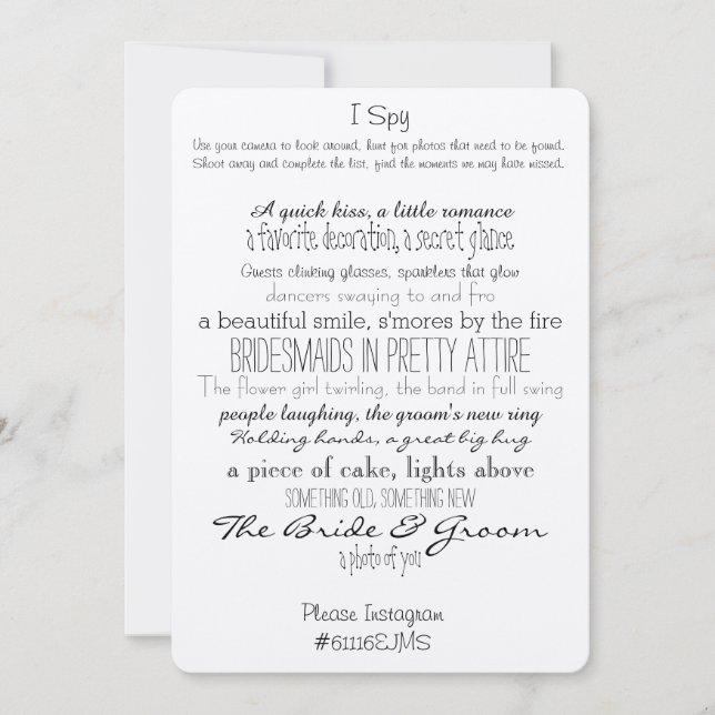 Convites Símbolos do Instagram (Frente)