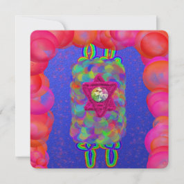 Convites Simchat Torah Shmini Atzeret borbulhas sukkah Tora