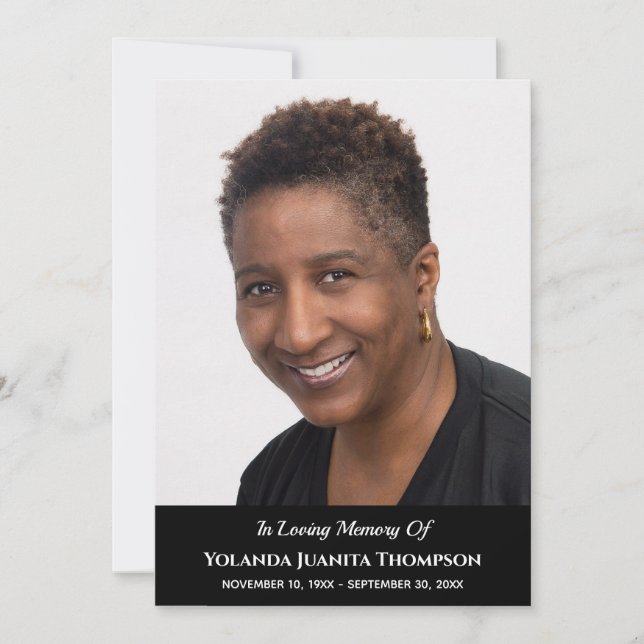 Convites Simpatia Personalizada de Foto do Memorial do Fune (Frente)