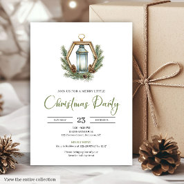 Convites Simple Boho Neutral Colors Rustic Christmas Dinner