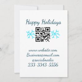 Convites simple custom QR code add your name text Classic