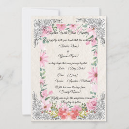 Convites Simple Elegant Indian Wedding Invitation | Traditi