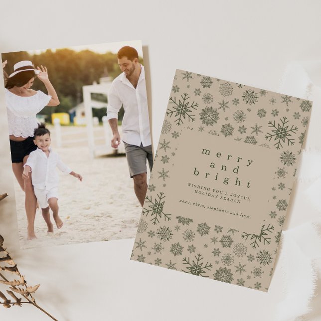 Convites Simple Holiday Card with Photo (Criador carregado)