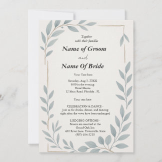 Convites Simple not complicated Wedding invitation