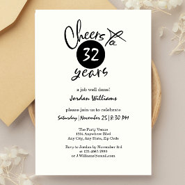Convites Simples aplausos a qualquer festa de aposentadoria