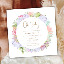 Simples Boho Cactus Desert Oh Chá de fraldas