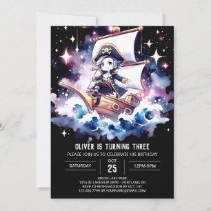 Convites Simples Dreamate Pirate Birthday