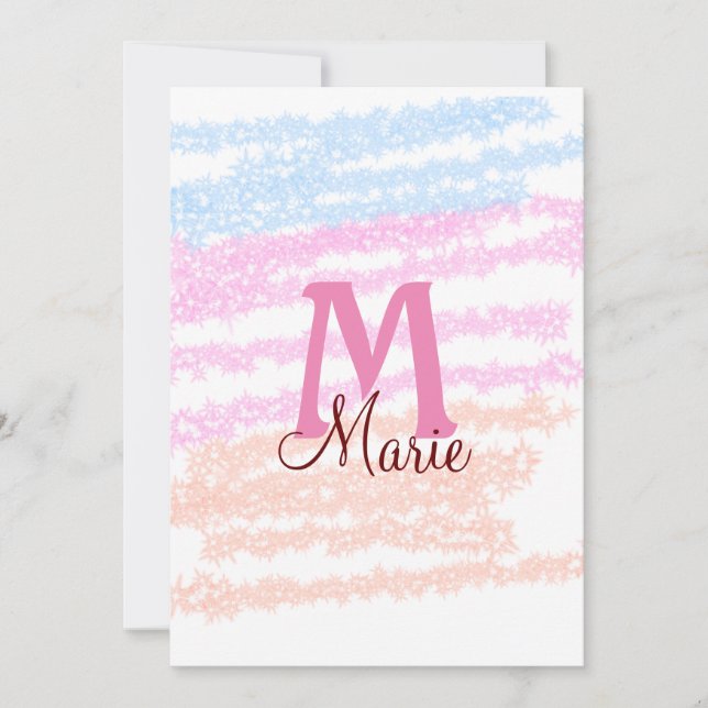 Convites Simples e colorido adicionar sua imagem de texto (Frente)