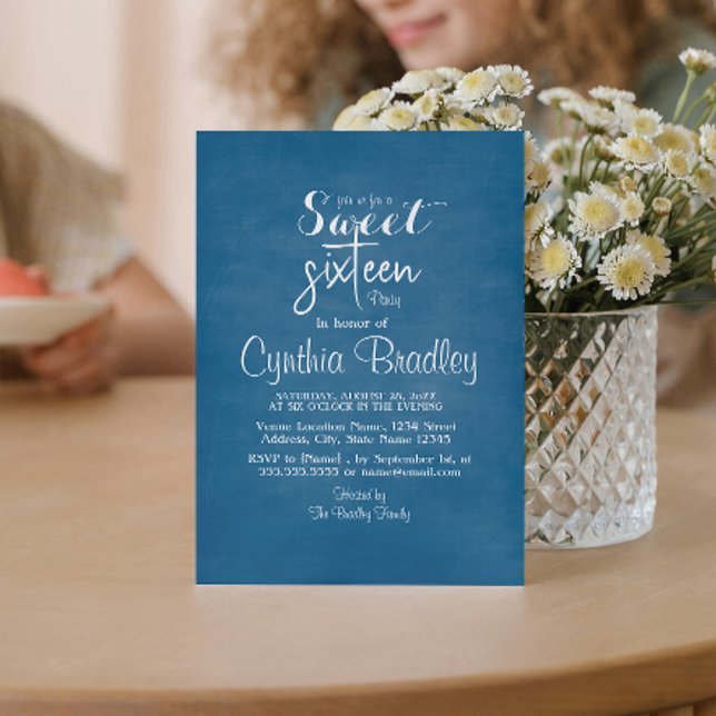 Convites Simples e elegante Festa de aniversário Doce Dezes (Criador carregado)