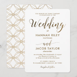 Convites Simples e Elegante Olhar de Cobre com Casamento Br